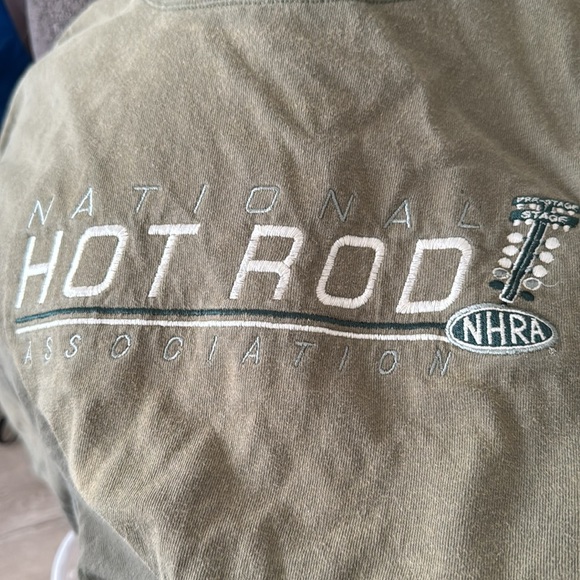 Vintage Men’s Green Hot Rod T-Shirt - Picture 9 of 9